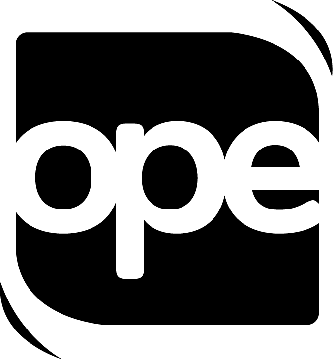 logo objectif pe noir